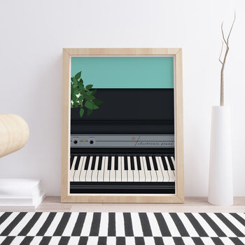 Electric Piano Keys Print | Instrument Music Poster, 2 of 10