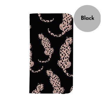 Leopard Wallet Phone Case, Black And Green, 2 of 6