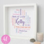 Personalised Good Luck Word Art Gift, thumbnail 2 of 3