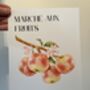 French Fruit Market Art Print Poster, France, Fruit, Apple, Hand Drawn, thumbnail 2 of 2