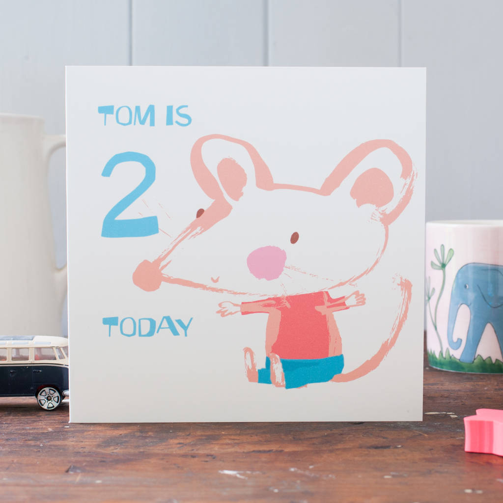 Little Boy's Cute Birthday Card By From A Place of Wonder