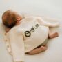 Personalised Cream Name Cardigan,Baby Gift, thumbnail 5 of 12