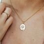 Taurus Zodiac Necklace, Sterling Silver Or Gold Plated, thumbnail 2 of 10