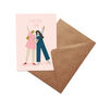 Fun Hand Drawn Pack Of Galentine Cards, thumbnail 4 of 5