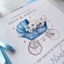 New Baby Boy Card Vintage Baby Carriage Design, thumbnail 4 of 5