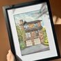 Personalised Watercolour House Portrait Illustration, thumbnail 2 of 12