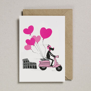 Rascals Dog Valentine Card Love In Rome, 2 of 4