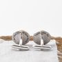 Personalised Silver Coordinate And Initials Cufflinks, thumbnail 8 of 9