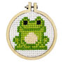 You're Toadally Loved! Mini Matchbox Cross Stitch Kit, thumbnail 5 of 9