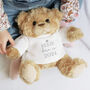 Personalised Born In Teddy Bear, thumbnail 1 of 3