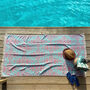 100% Cotton Double Layer Beach And Yoga Towel, thumbnail 7 of 10