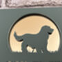 Personalised Dog In Arch Design House Acrylic Number Sign, thumbnail 7 of 8