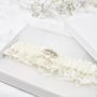 New Collection Luxury 'Luna' Bridal Garter, thumbnail 1 of 4