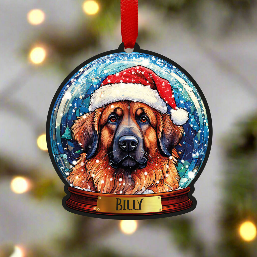 Leonberger Dog Tree Decoration, 1 of 2