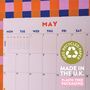 2025 Calendar | Checks And Stripes | A4, thumbnail 4 of 7