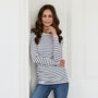 Long Length Cotton Striped Tees, thumbnail 1 of 2