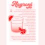 Negroni Cocktail Print, thumbnail 2 of 2