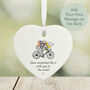 Personalised Porcelain Heart Friendship Keepsake Gift How Wonderful Life Is With You In The World, thumbnail 2 of 4