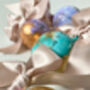 Personalised Gold Leaf Christmas Tree Bauble, thumbnail 3 of 7