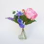 Silk Posy Of Peony And Lavender In Jam, thumbnail 1 of 2