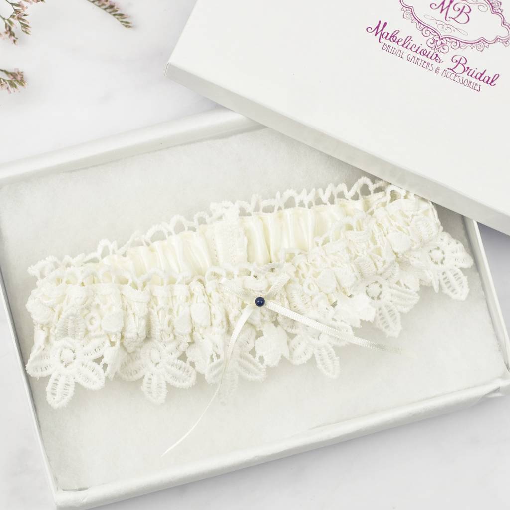 'Edith' Vintage Inspired Bridal Garter By Mabelicious Bridal