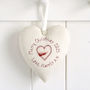 Personalised New Baby Girl Heart Gift, thumbnail 11 of 12