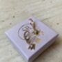 Gold Plated Dainty Star Drop Earrings, thumbnail 6 of 6