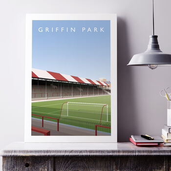 Brentford Griffin Park New Road Stand Poster, 4 of 8