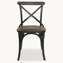 Sandhurst Black Oak Dining Chair, thumbnail 1 of 5