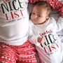 Personalised Nice List Christmas Pyjamas, thumbnail 3 of 4