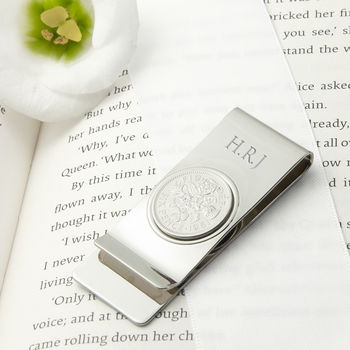 Personalised Sixpence Money Clip, 4 of 5