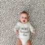 Bébé Announcement, Personalised Baby Grow, thumbnail 9 of 9