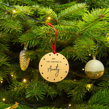 First Christmas As Personalised Christmas Decoration, 7 of 12