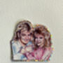 Scott And Charlene Neighbours Glitter Sticker, thumbnail 2 of 5