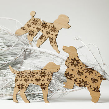 Personalised Dogs In Jumpers Decoration, 2 of 2