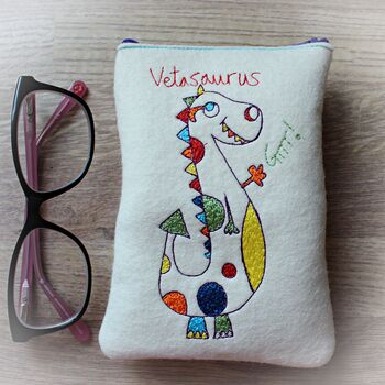 Dinosaur Glasses Case, Personalised, 4 of 8