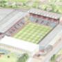 Burnley Fc Turf Moor Stadium Art Print, thumbnail 2 of 3