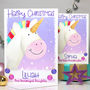 Personalised Unicorn Relation Christmas Card, thumbnail 1 of 9