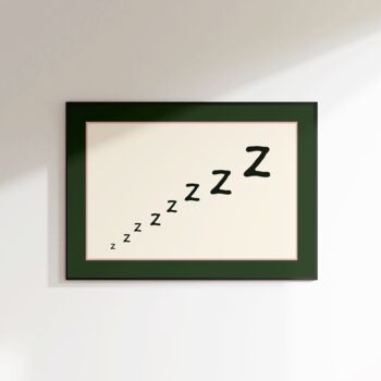 Zzz Bedroom Print, 3 of 6