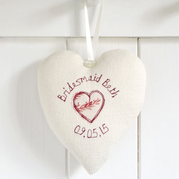 Personalised Heart Wedding Thank You Gift, 7 of 10