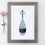 Personalised 80th Birthday Champagne Word Art, thumbnail 4 of 10