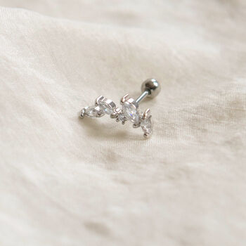 Mini Floral Crawler Cartilage Earring, 3 of 6