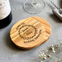 Personalised Anniversary Marble And Wood Coaster, thumbnail 4 of 9