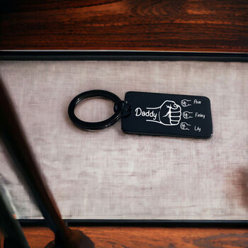 Personalised Engraved Family Keepsake Keyring, 5 of 12