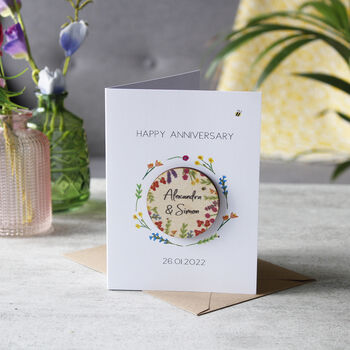 Personalised Magnet Anniversary Card, 6 of 7