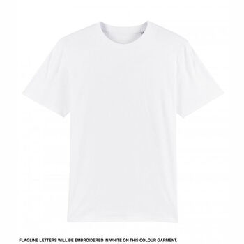 Custom Flag 100% Organic Cotton Men's T Shirt, 12 of 12