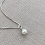 Freshwater Pearl And Sterling Silver Necklace, thumbnail 2 of 5