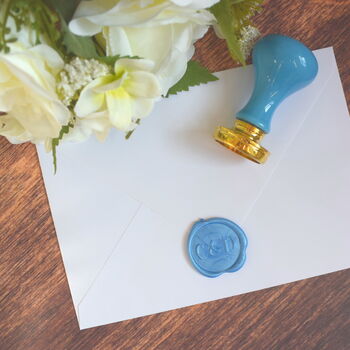 Personalised Date Wax Seal Stamp, 5 of 8