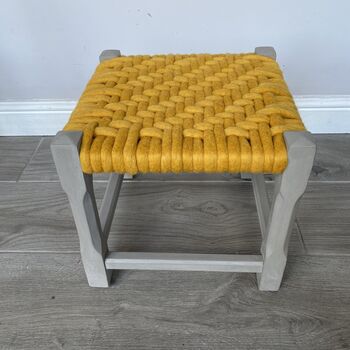 Felted Merino Wool Woven Stools, 9 of 12