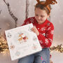 Personalised Winter Charm Wooden Christmas Eve Box, thumbnail 1 of 9